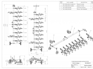 WG 0002 - Interrow cultivator 600 cm 3D Model