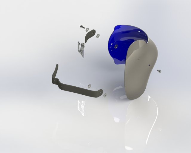Couter - Armour plate elbow 3D print model Modelo 3D .c4d .max .obj .3ds .fbx .stl .blend 