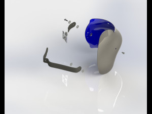 Couter - Armour plate elbow 3D print model 3D Модель