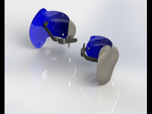 Couter - Armour plate elbow 3D print model Modelo 3D