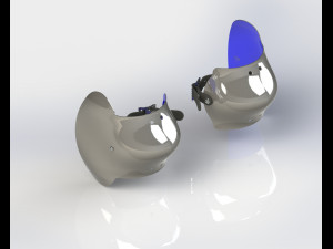 Couter - Armour plate elbow 3D print model Modelo 3D