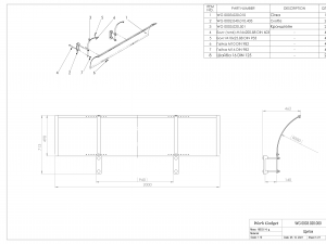 WG 0003 - Hinged rotary harrow 600 cm 3D Model