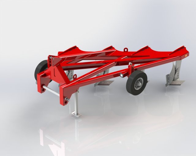 WG 0006 - High speed combination plow 4K 3D Model .c4d .max .obj .3ds .fbx .stl .blend 