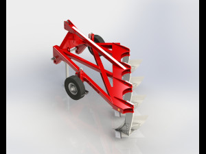 WG 0006 - High speed combination plow 4K 3D Model