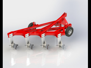 WG 0006 - High speed combination plow 4K 3D Model
