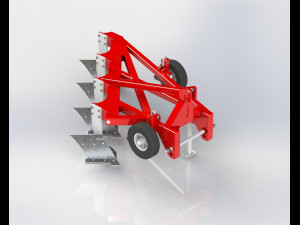 WG 0006 - High speed combination plow 4K 3D Model
