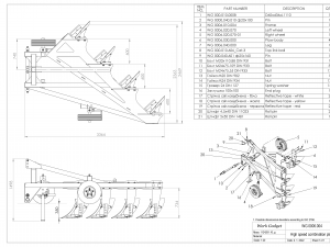 WG 0006 - High speed combination plow 4K 3D Model