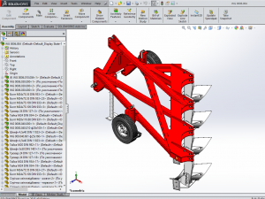 WG 0006 - High speed combination plow 4K 3D Model