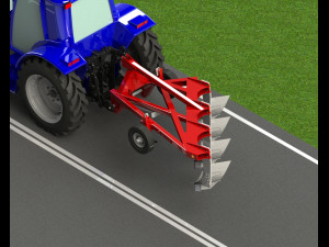 WG 0006 - High speed combination plow 4K 3D Model