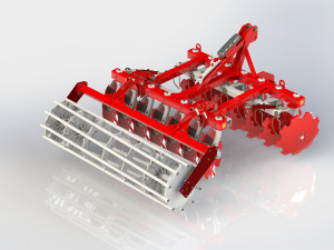 WG 0007 - Heavy disc harrow 200 cm 3D Модель