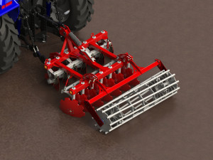 WG 0007 - Heavy disc harrow 200 cm 3D Модель