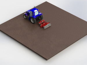 WG 0007 - Heavy disc harrow 200 cm 3D Модель