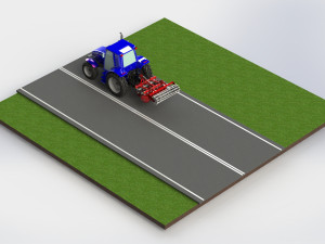 WG 0007 - Heavy disc harrow 200 cm 3D Модель