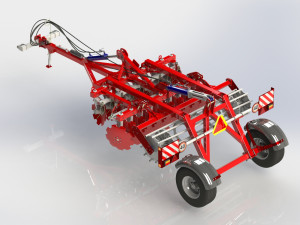 WG 0007 - Heavy disc harrow 250 cm 3D Model