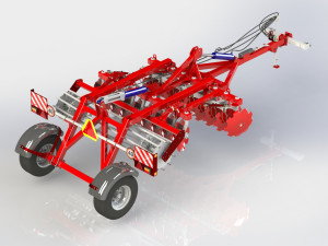 WG 0007 - Heavy disc harrow 250 cm 3D Model