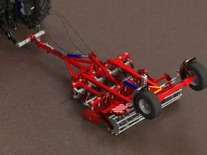 WG 0007 - Heavy disc harrow 250 cm 3D Model