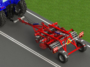 WG 0007 - Heavy disc harrow 250 cm 3D Model
