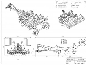 WG 0007 - Heavy disc harrow 250 cm 3D Model