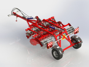 WG 0007 - Heavy disc harrow 300 cm 3D Model