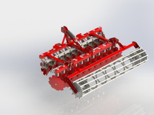 WG 0007 - Heavy disc harrow 300 cm 3D Model