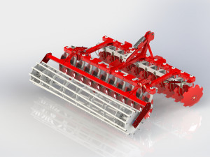 WG 0007 - Heavy disc harrow 300 cm 3D Model