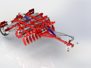 WG 0007 - Heavy disc harrow 300 cm 3D Model