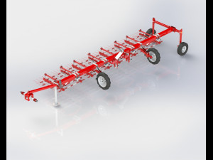 WG 0009 - Flex harrow 600 cm 3D Model
