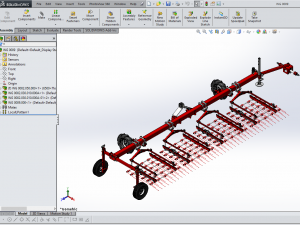 WG 0009 - Flex harrow 600 cm 3D Model