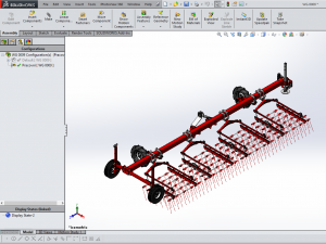 WG 0009 - Flex harrow 600 cm 3D Model