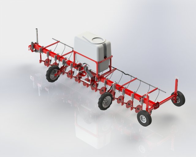 WG 0011 - Liquid fertilizer applicator 600 cm Modelo 3D .c4d .max .obj .3ds .fbx .stl .blend 