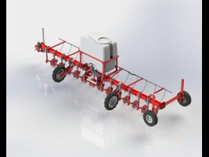 WG 0011 - Liquid fertilizer applicator 600 cm 3D Model