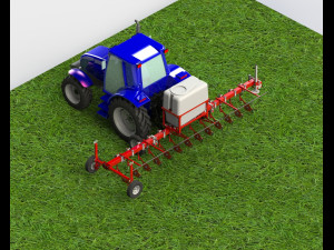WG 0011 - Liquid fertilizer applicator 600 cm Modelo 3D