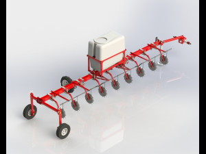 WG 0011 - SpikeWheel applicator 600 cm 3D Model
