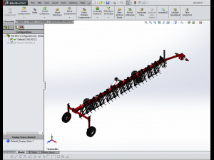WG 0012 - Heavy toothed harrow 600 cm Model 3D