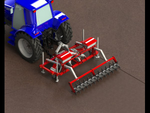 WG 0022 - Subsoiler 3m Modelo 3D