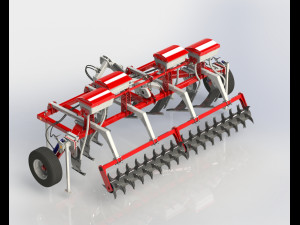 WG 0022 - Subsoiler 4m 3D Model