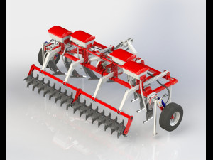 WG 0022 - Subsoiler 4m 3D Model