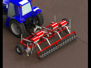 WG 0022 - Subsoiler 4m 3D Model