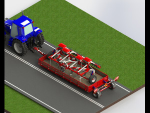 WG 0022 - Subsoiler 4m 3D Model