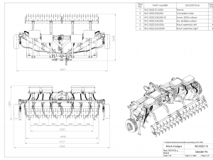 WG 0022 - Subsoiler 4m 3D Model
