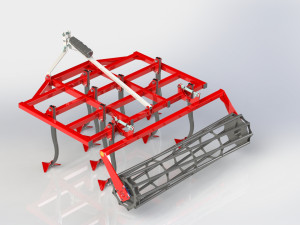 WG 1001 - Landscape cultivator 150 - 300 cm Model 3D