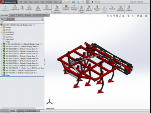 WG 1001 - Landscape cultivator 150 - 300 cm Model 3D