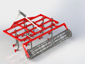 WG 1001 - Landscape cultivator 150 - 300 cm Model 3D