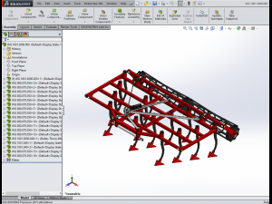 WG 1001 - Landscape cultivator 150 - 300 cm Model 3D