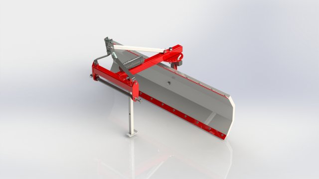 WG 1015 - Rear mounted blade 100 - 250 cm 3D Model .c4d .max .obj .3ds .fbx .stl .blend 