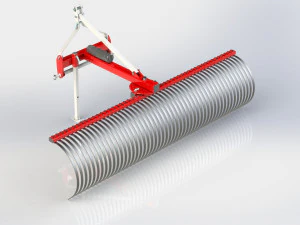 WG 1016 - Landscape rakes 100 - 250 cm 3D Model