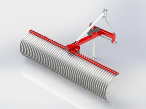 WG 1016 - Landscape rakes 100 - 250 cm 3D Model