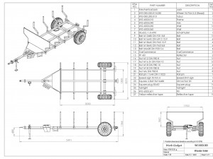WG 6003 - Trailer for wood 3D Model