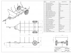 WG 6003 - Trailer for wood 3D Model