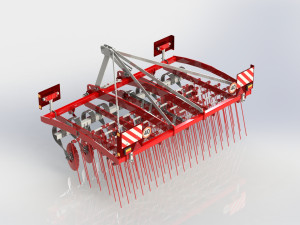 WG 0010 - Striegel 300 cm 3D 모델